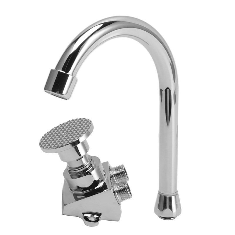 Foot Pedal Basin Faucet Kitchen Sink Foot Tap Floor Mounted
