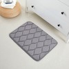 Yafa Home Fashion 1pc:20" X 32" Bath Rug, Memory Foam;
