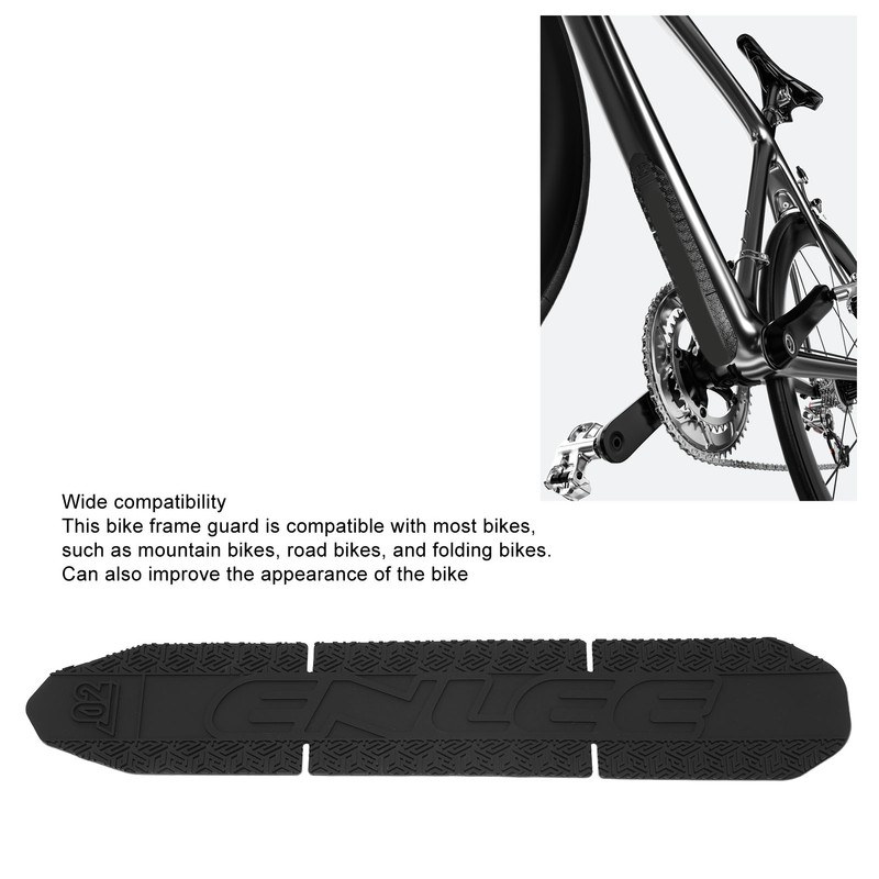 Bike Tube Frame Protector Silicone Scratch Resistant Waterproof Widened Soft