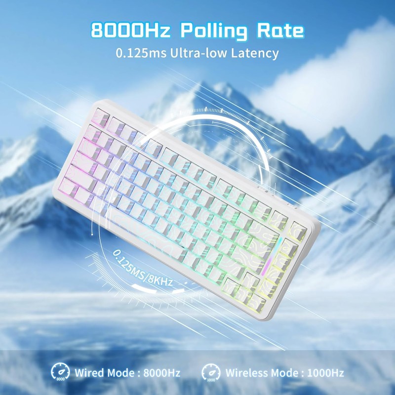 ATTACK SHARK X82 PRO HE Wireless Rapid Trigger RGB Mechanical