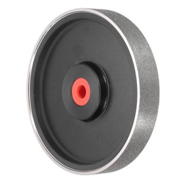 HARFINGTON Diamond Lapidary Wheel 6 Inch x 1 Inch with 1" Arbor Hole 150 Grit Jewelry Grinding Wheels with Reducers, for Stone, Marble, Gem, Glass, Ceramics, Crystal, Cemented Carbide, Steel