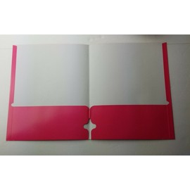Pallex 2 Pocket 3-Hole Punched Portfolio Folder Lot of 20 ALL Pink
