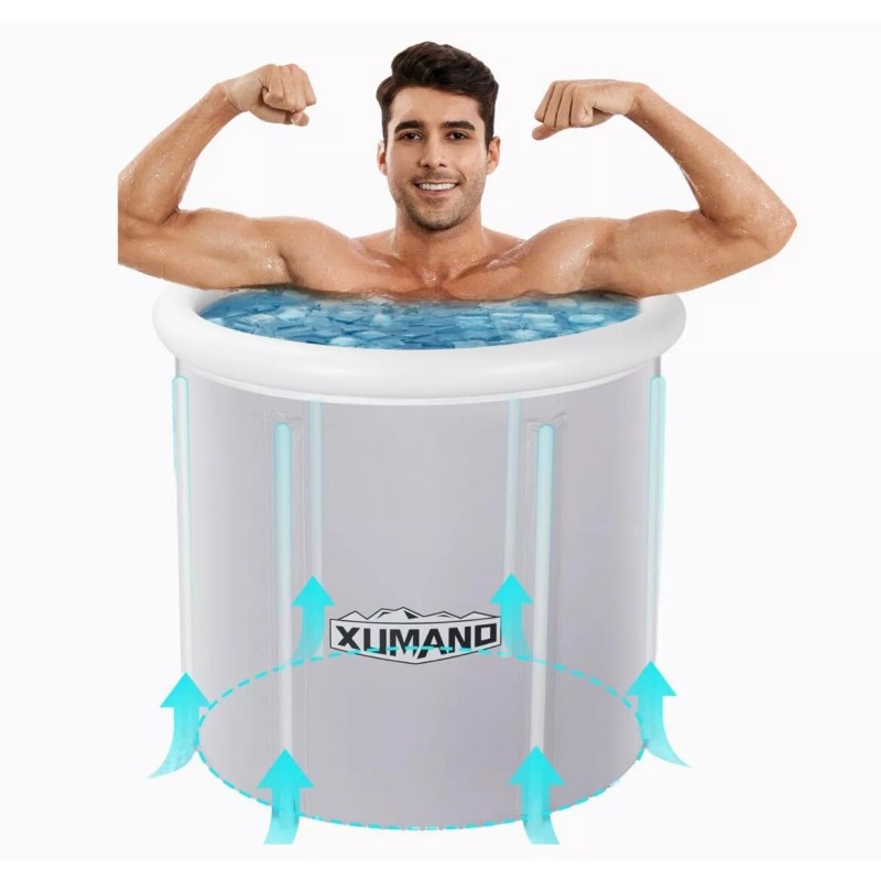 XUMANO Ice Bath Tub Cold Plunge Tub Outdoor, Ice Bath