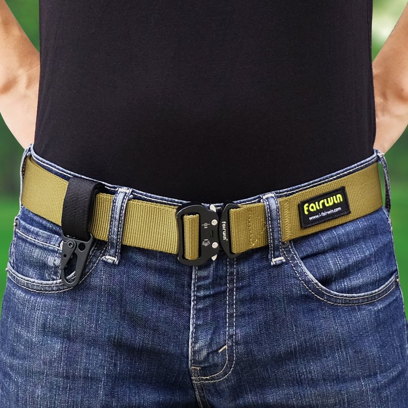 FAIRWIN Tactical Gear Clip, Nylon Key Ring Holder or Tactical
