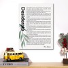 Desiderata Literature Quote Canvas Wall Art Motivational Canvas Print Artwork