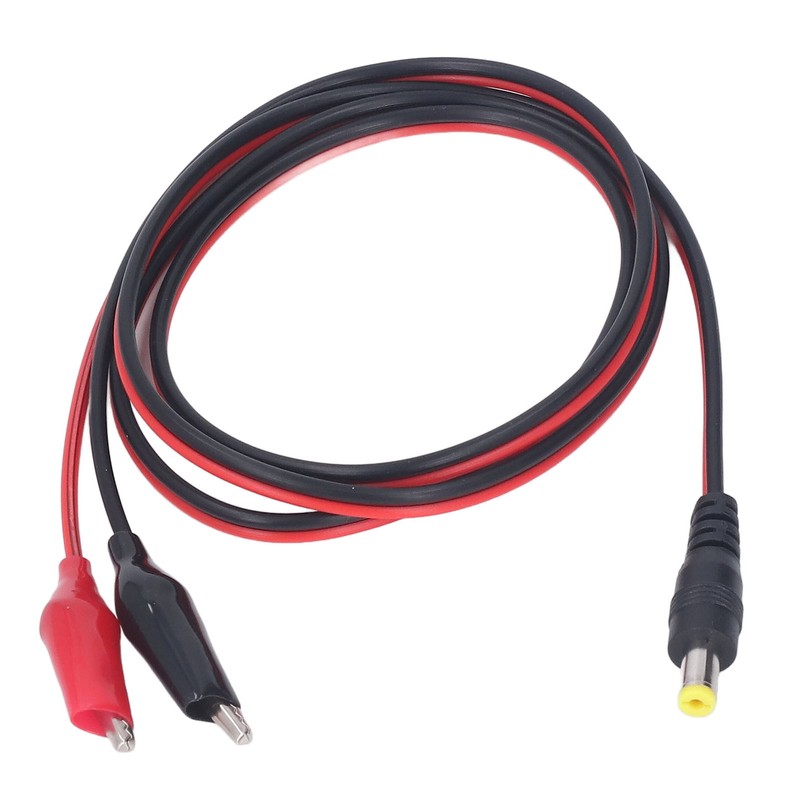 DC to Dual Test Clip Cable Copper Core Electrical Test