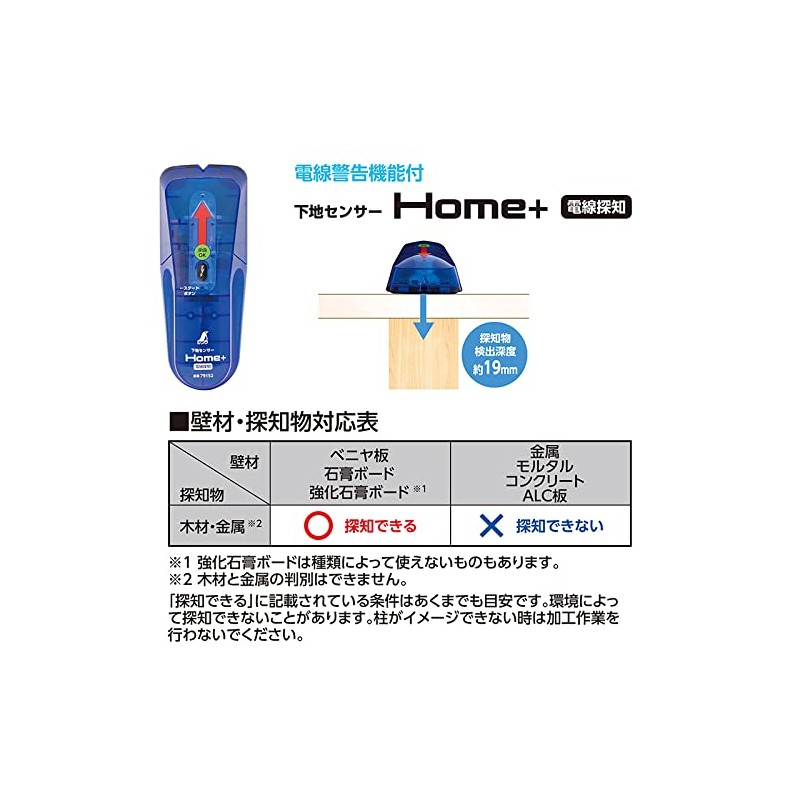 Shinwa Sokutei Subsurface Sensor Home+ with Wire Detection + Subsurface