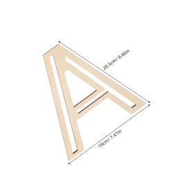 Operitacx Wooden Letter Wall Decor Rustic Style Wood Alphabet for DIY Crafts for Unique Home Decoration Living Room Bedroom for DIY Enthusiasts