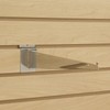 Chrome Shelf Bracket for Slatwall 6" D - 2 Pack