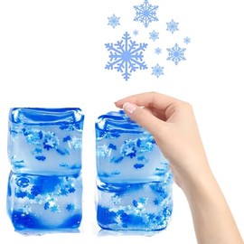 Soft Ice Cube Stress Balls，Anxiety Relief Stress Cube Squeeze Balls, Stress Reduction Toys for Adults, Sensory Relaxation Appliances for Autism and hyperactivity Groups (3PCS)