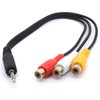 OpenII 3.5 to RCA Audio Splitter Cable, 3.5mm Mini 1/8"