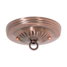 B&P Lamp® Antique Copper Finish Steel Canopy Kit, 5-1/8 Inch Diameter