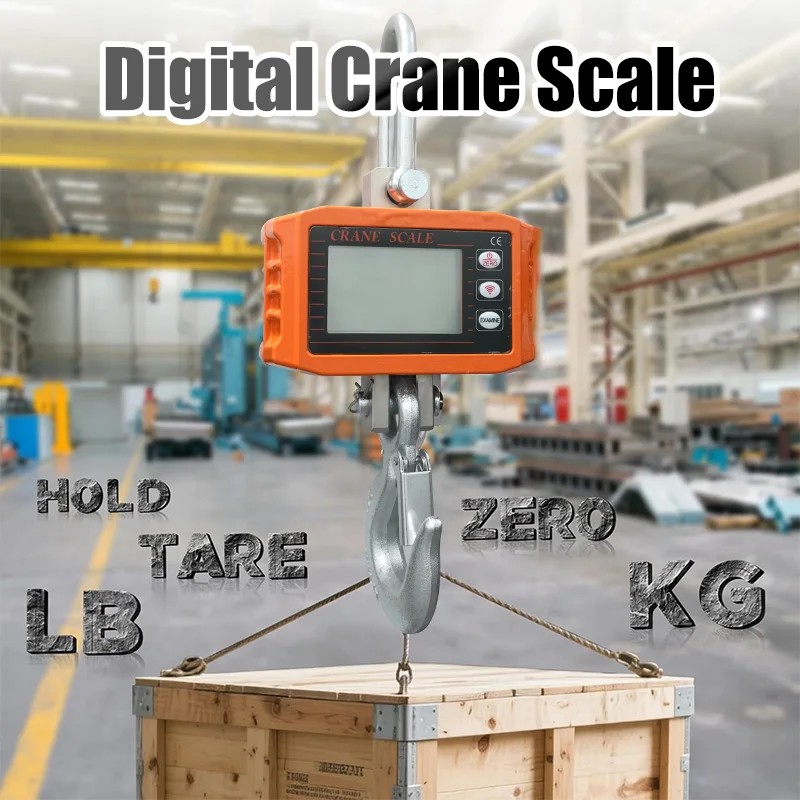 1 Ton / 2200 Lbs Heavy Duty Portable Digital Crane