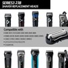 Replacement Shaving Heads, Compatible with All Braun Series 3 Shavers,