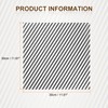 HARFINGTON 100pcs Square Stripes Wax Paper Sheets 12" x 12"