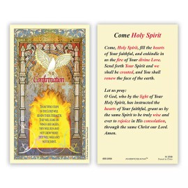 Confirmation - Laminated Holy Card
