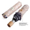 PERLETTI Green Women's Pocket Umbrella Ecologically Automatic Compact Small Umbrella
