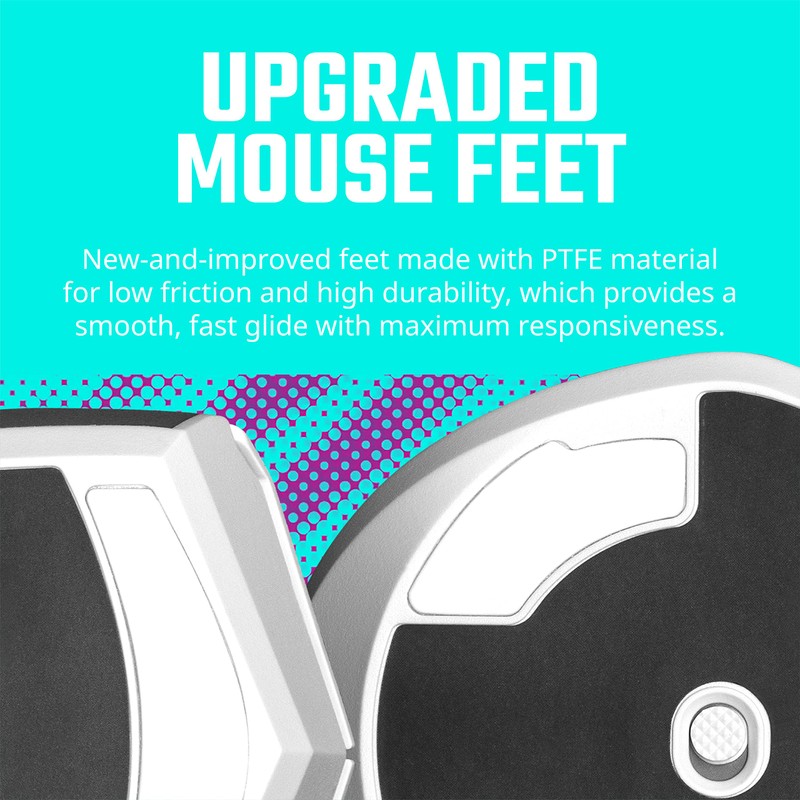 Cooler Master MM311 Wireless Gaming Mouse White, Adjustable 10,000 DPI,