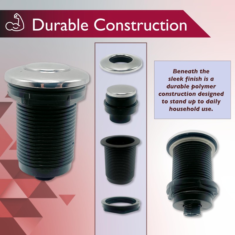 JB Products Disposal Air Switch Kit for Garbage Disposal Hands-Free