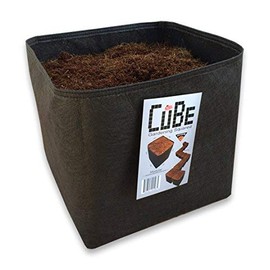 Victory 8 (Pack of 4) Cube Garden Square1 Foot x 1 Foot Modular Fabric Pot Ultimate Square Foot Garden Container with EZ-Lift TABs 100% Made in USA
