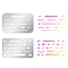 4 Pcs Eraser Shield Stainless Steel Drawing Template, Drafting Tools