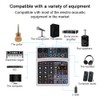 Portable 4 Channels BT Audio Sound Mixer Multifunctional Mixing DJ