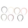SAFIGLE 7pcs Non Slip Face Washing Hair Bands with Teeth