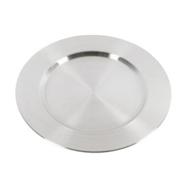 APS Round Under Plate, Stainless Steel Silver, 9 x 12 x 16 cm