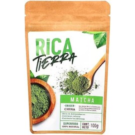 Te Matcha culinario en polvo Rica Tierra de 100 grs.