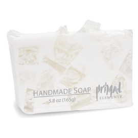 Primal Elements Fiji Coconut Wrapped Bar Soap, 5.8 Ounce