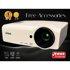 Vivitek Multimedia 4K DLP Projector for Library Events 3000 ANSI 2160p + 1 Year Warranty