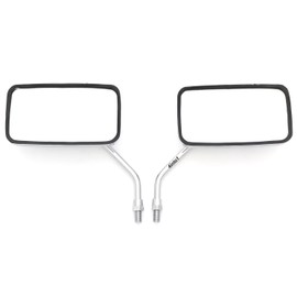 Set of 2 Reproduction Chrome Mirrors - 10mm - Compatible with Honda VT500C/700C/750C/1100C Shadow VF750 Magna