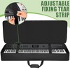 LASUK 88L Key Keyboard Case (Size:57.5"x8"x18"), Portable Keyboard Piano Waterproof