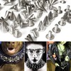 Misscrafts Rivets Punk Spikes Screwback Studs 150 Sets for Punk