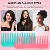 Peine para desenredar el cabello grande, peine de dientes anchos