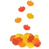 Fall Mini Gummy Pumpkins Candy, Assorted Fruit Flavors Gummies, Allergy