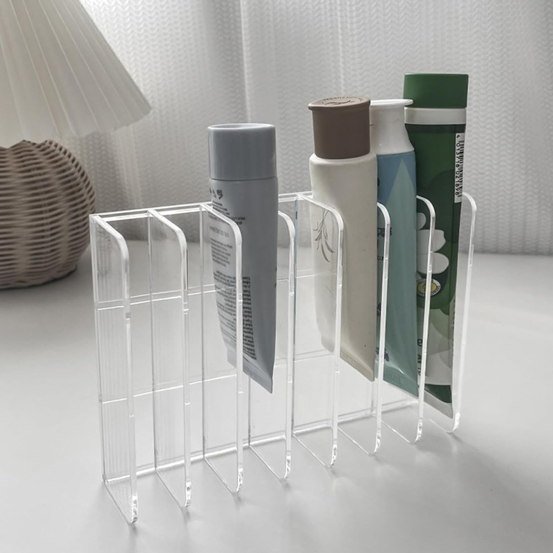 1pc Clear Eyeshadow Palette Makeup Organizer,Money Storage Rack,Multifunctional Desktop Cash