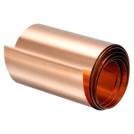 QUARKZMAN Copper Sheet Copper Foil Copper Plate Copper Matte Copper Sheet Metal Foil Polished Copper Sheet Roll Metal Foil Plate 1000 mm x 60 mm x 0.4 mm