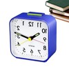 Night Light Small Alarm Clock,Small Portable Bedside Alarm Clock with
