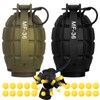 Tactical Toy Hand Grenade Bomb for Nerf CS Battle Game,2Pcs