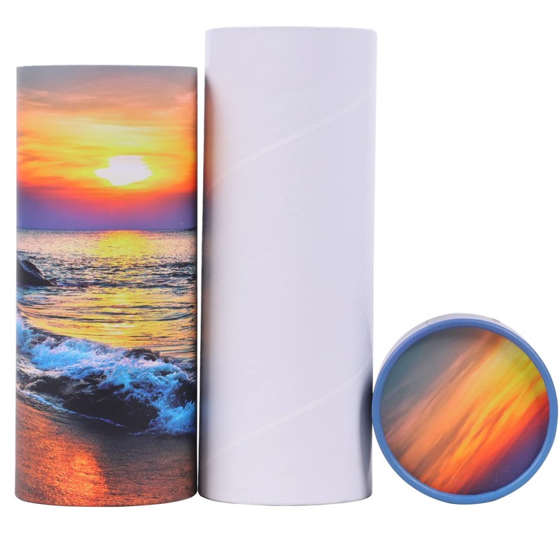 Youdear Service Ocean Sunset Scattering Urn – Biodegradable Scatter Tube