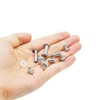 JJWNMLL 20 Sets Chicago Screw Posts, Rivet Chicago Binding Screws,
