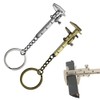 Eleanly 2PCS Mini Tool Keychain Vernier Caliper Key Chain Key