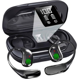 Ai Translator Earbuds Translation Headphones Real-Time 144 Languages with Online & Offline Adjustable Ear-Hook 36H Playtime Perfect for Travel & Business