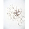 50pcs of Curtain Roman Blind Cord Rings 15 mm White