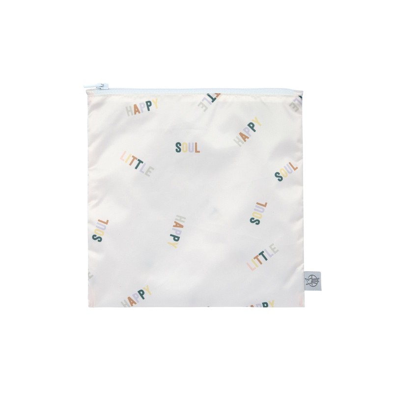 LÄSSIG Reusable Storage Bag Snack Bag 2pcs/Snack Bag Happy Fruits