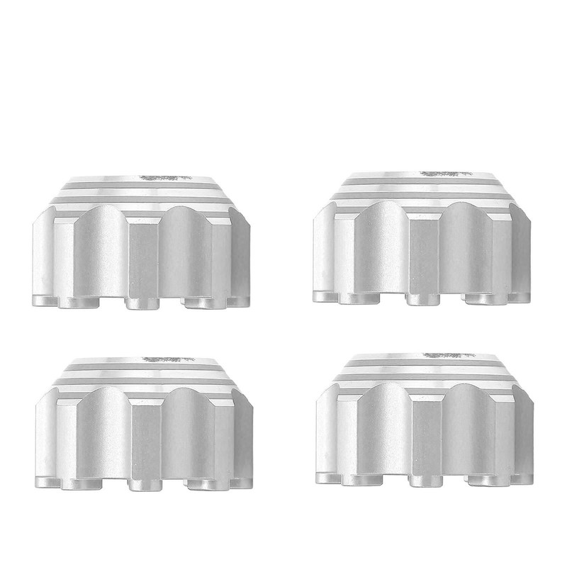 4pcs 8x32 to 17mm Hex Adapters for 8x32 3.8in Wheels