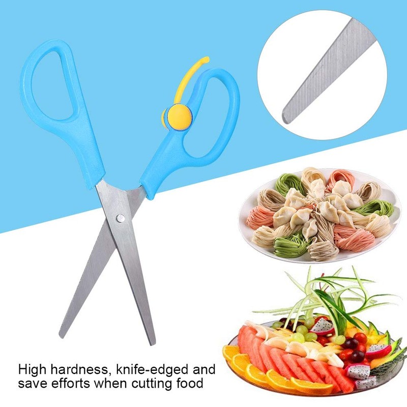 Food Shears Stainless Steel Baby Scissors Food Scissor with Plastic