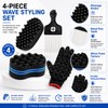 GMBANK Hair Sponge Brush,Styling Tools for Natural Curls and Home