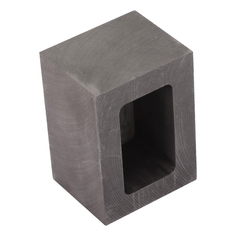 Rectangular Graphite Ingot Mold Jewelry Metal Refining Mould Crucible for